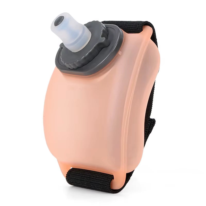Outdoor Portable Running Wrist Water Bottle Adjustable Small Sports Wrist Water Bottle Cup for Outdoor Fitness Cycling Marathon